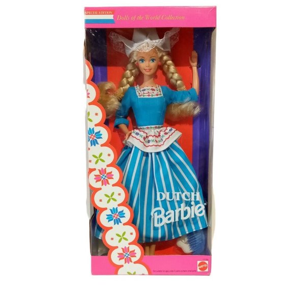 Dutch Barbie #11104 Vintage Mattel 1993 Dolls of the World MINT-NRFB Spcl Ed - Picture 1 of 11